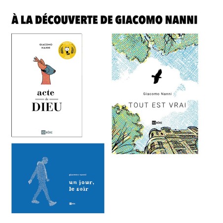 A la découverte de Giacomo Nanni (3 livres)